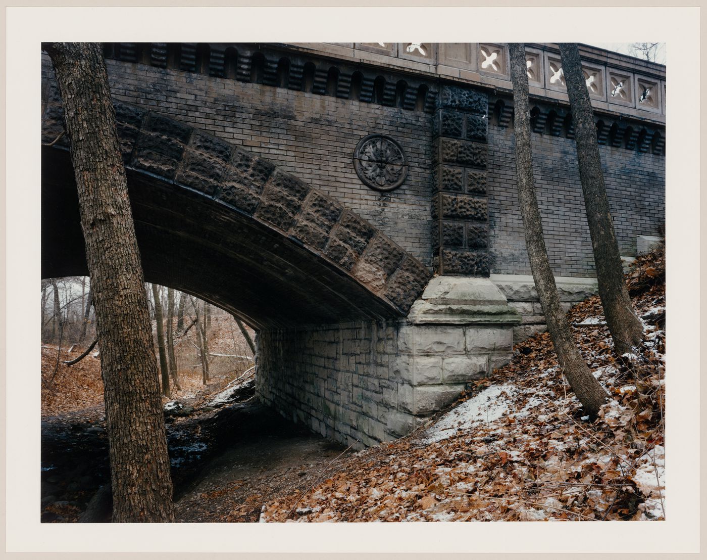 Viewing Olmsted: View of Bridge crossing ravine, Lake Park, Milwaukee, Wisconsin