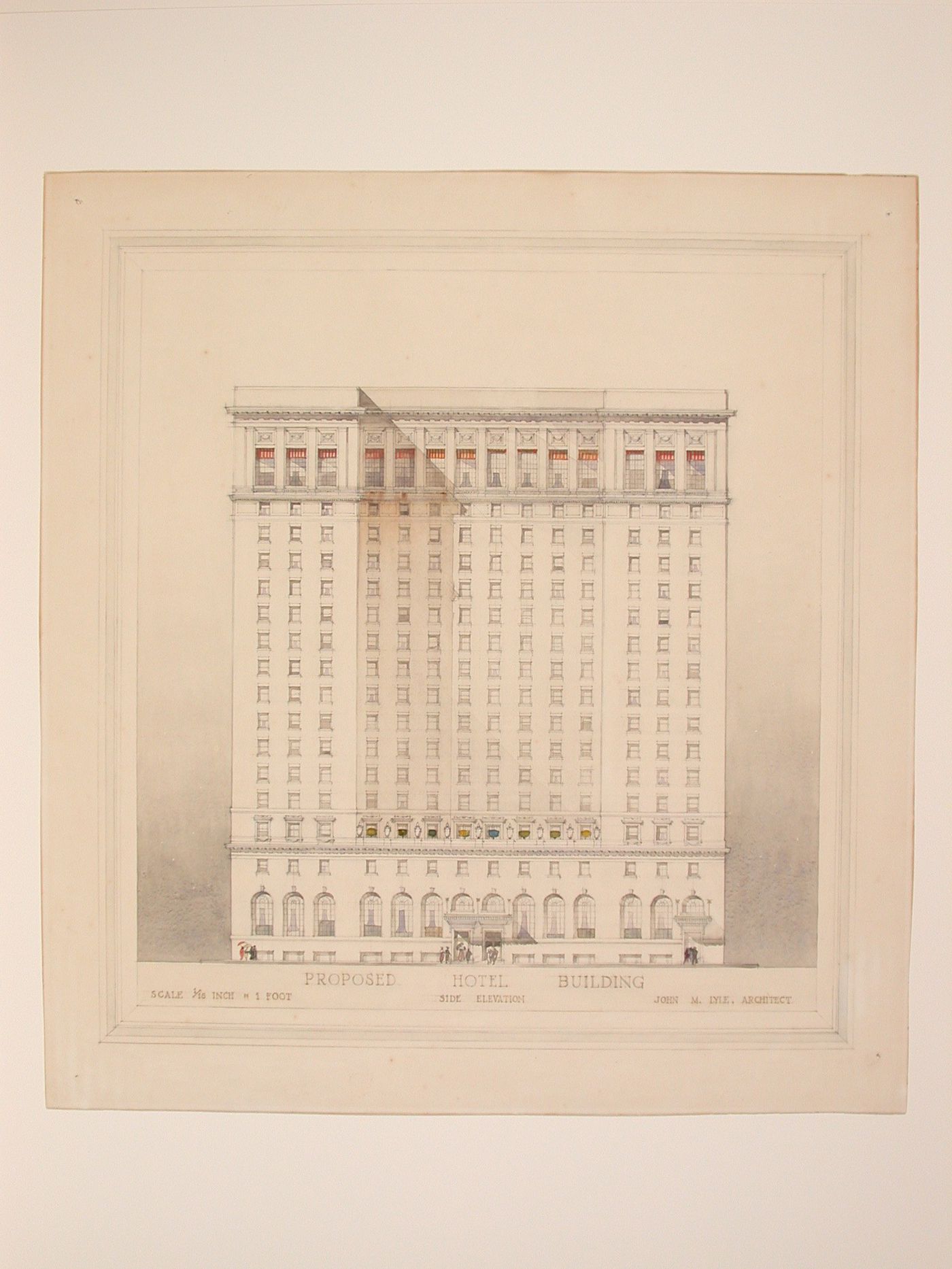 Proposed Hotel Building - elevation