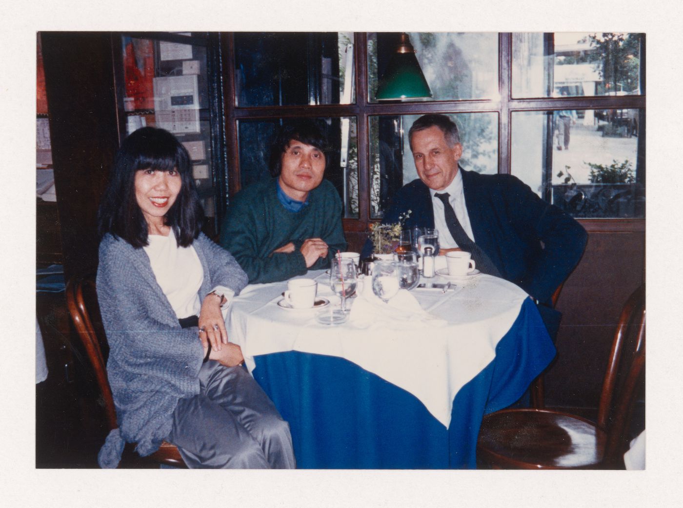 Yumiko and Tadao Ando with Kenneth Frampton