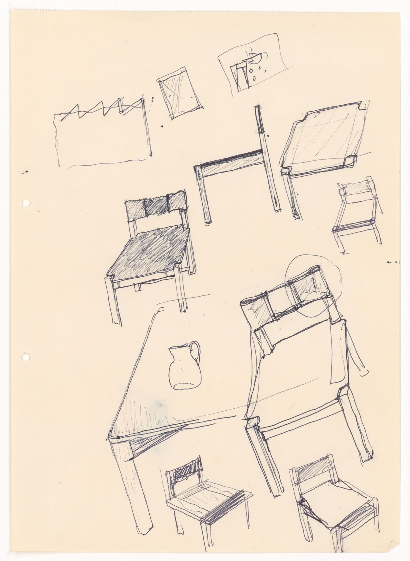 Sketch for Casa de chá, Restaurante da Boa Nova, Leça da Palmeira
