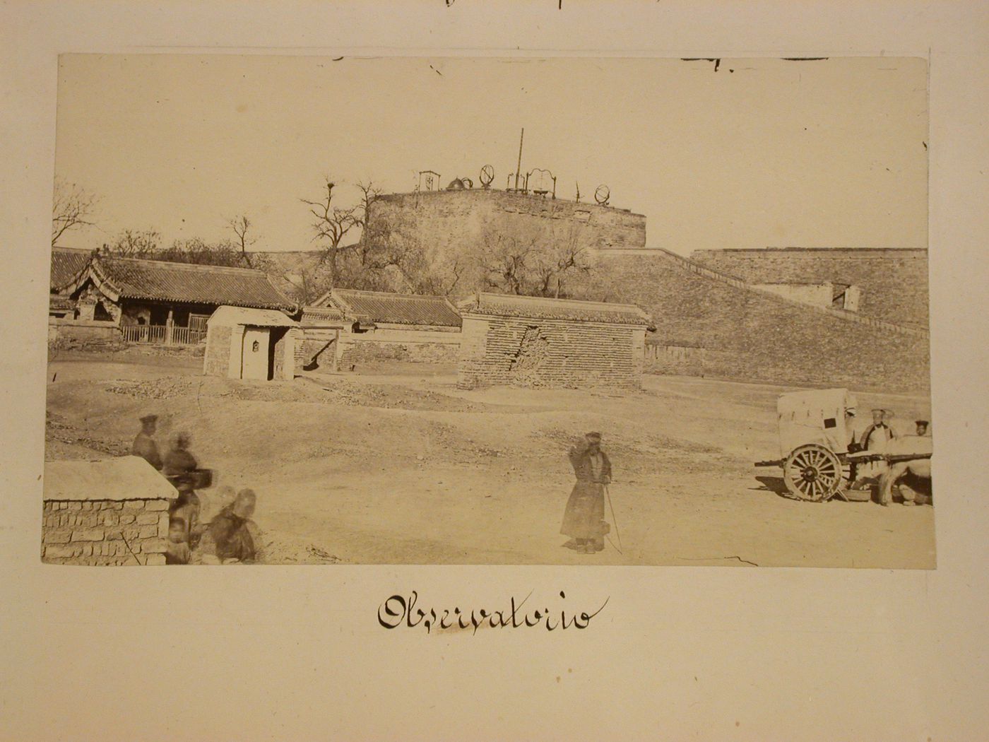 View of the Peking Observatory, Peking (now Beijing), China