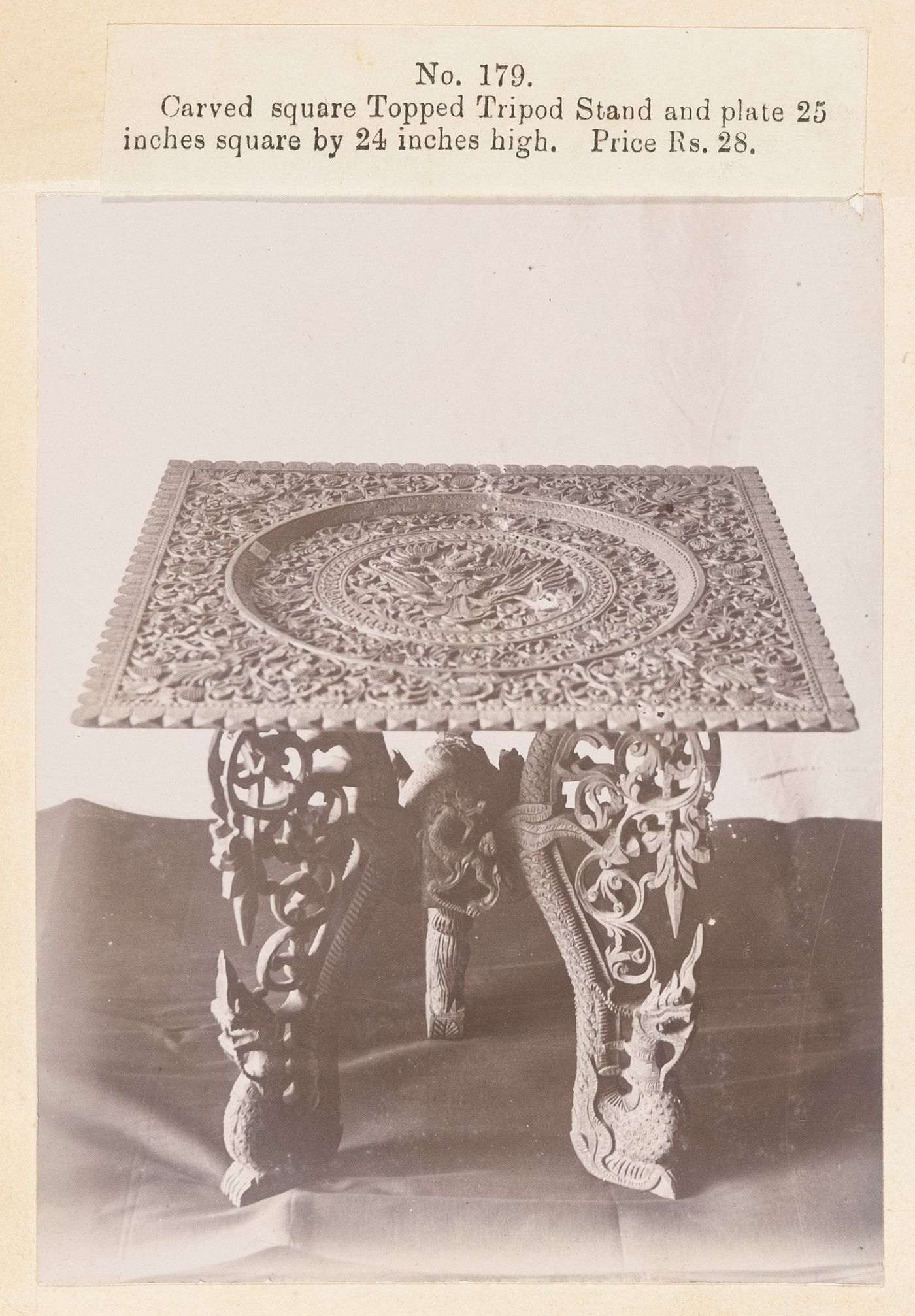 View of a stand, F. Beato Limited, C Road, Mandalay, Burma (now Myanmar)