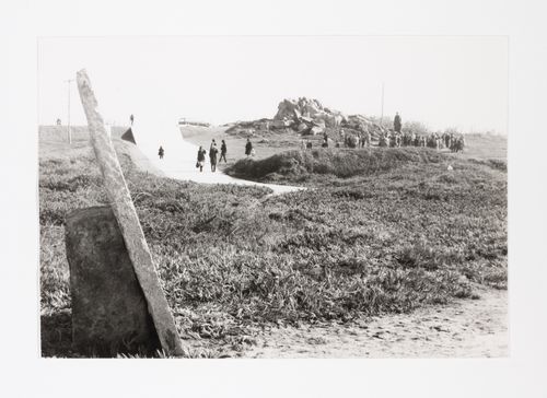 Photograph of project site for Monument to the poet António Nobre, Leça da Palmeira, Matosinhos, Portugal