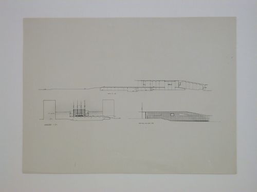 Photograph of sections for the Building of Industry, Sverdlovsk, Soviet Union (now Ekaterinburg, Russia)