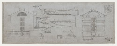 Elevations, sections and details for Karl Johansskolan, Göteborg, Sweden