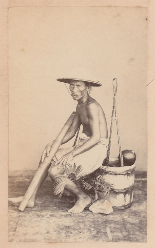 Portrait of a man, probably in Cochin China (now in Vietnam)