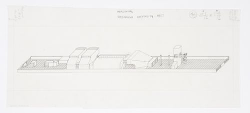University of Sheffield, Sheffield, England: axonometric