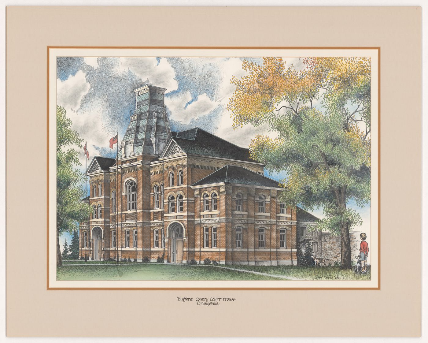 Dufferin County Court House, Orangeville, from Court Houses in Ontario