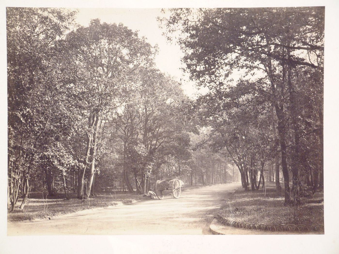 View of park, France