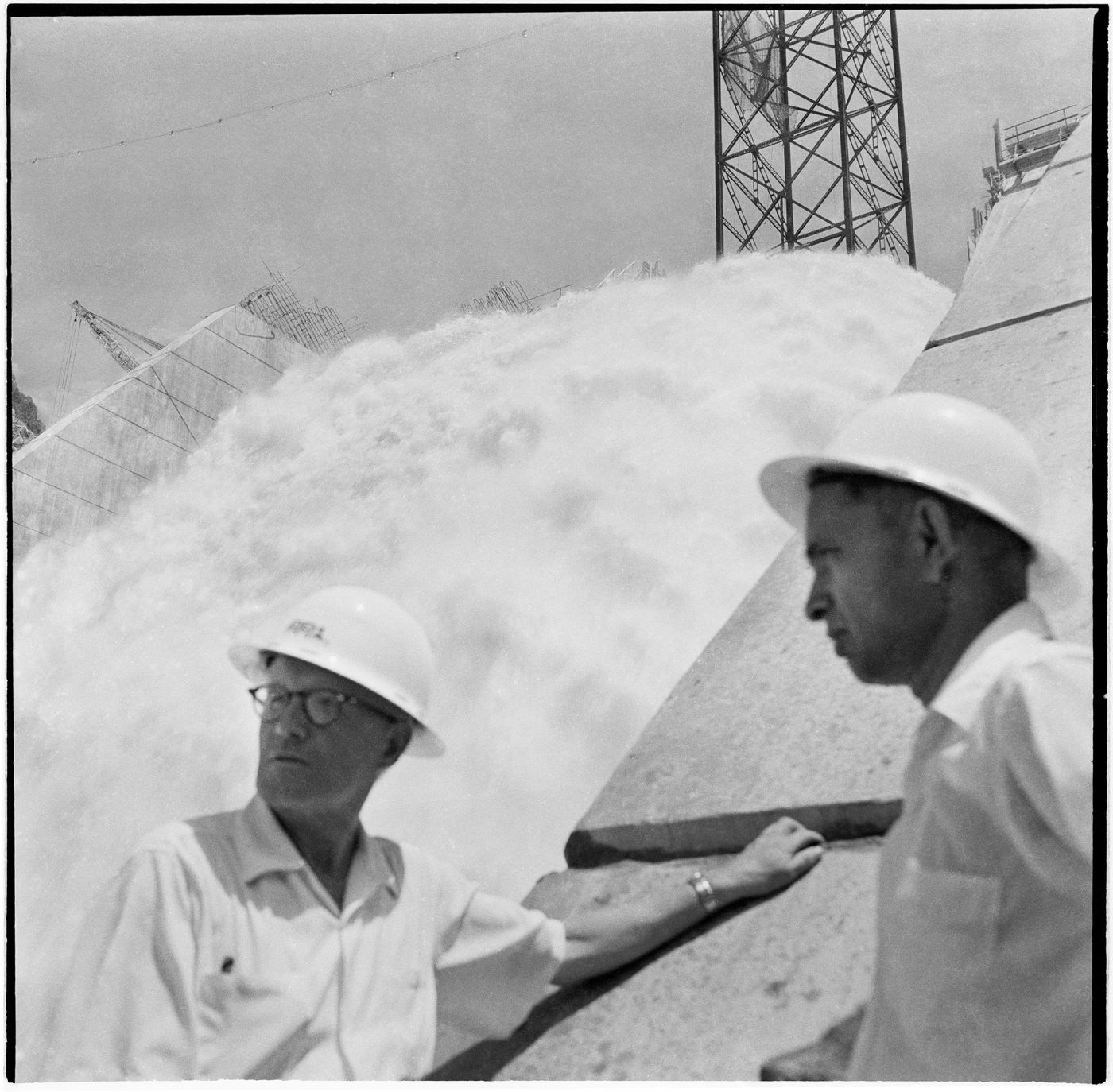 Pierre Jeanneret at Bhakra Dam, India