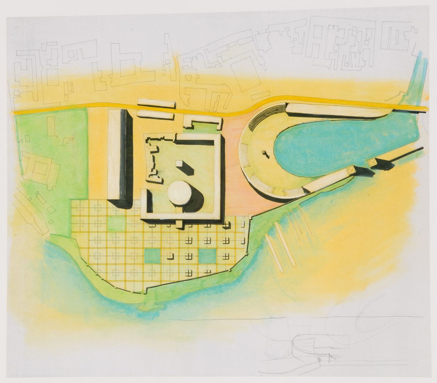 Area Fiera-Catena, Mantua, Italy: site plan