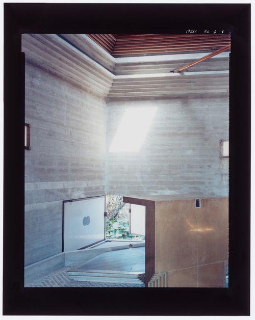 Looking northeast, Carlo Scarpa's Tomba Brion, San Vito d'Altivole, Italy