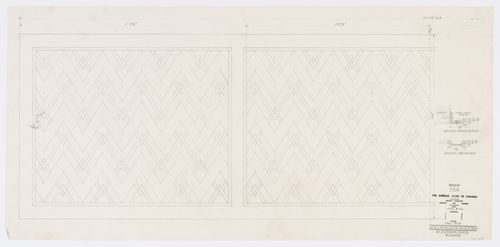 Détails des grilles de bronze de la Cour de l'Échiquier, Cour suprême du Canada, Ottawa, Ontario, Canada (1937-1953, 1977)