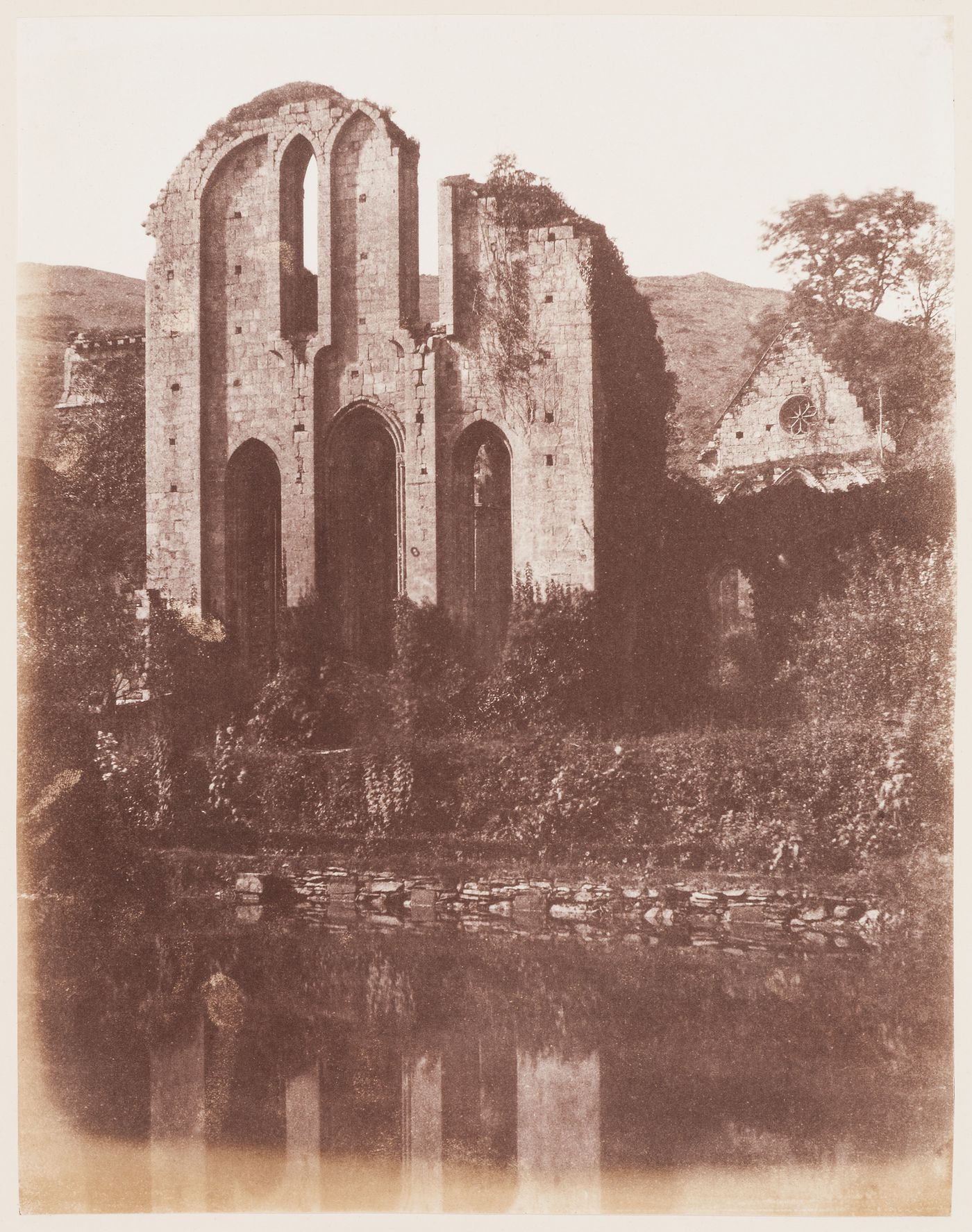"Vallecrucis Abbey (front view)," North Wales