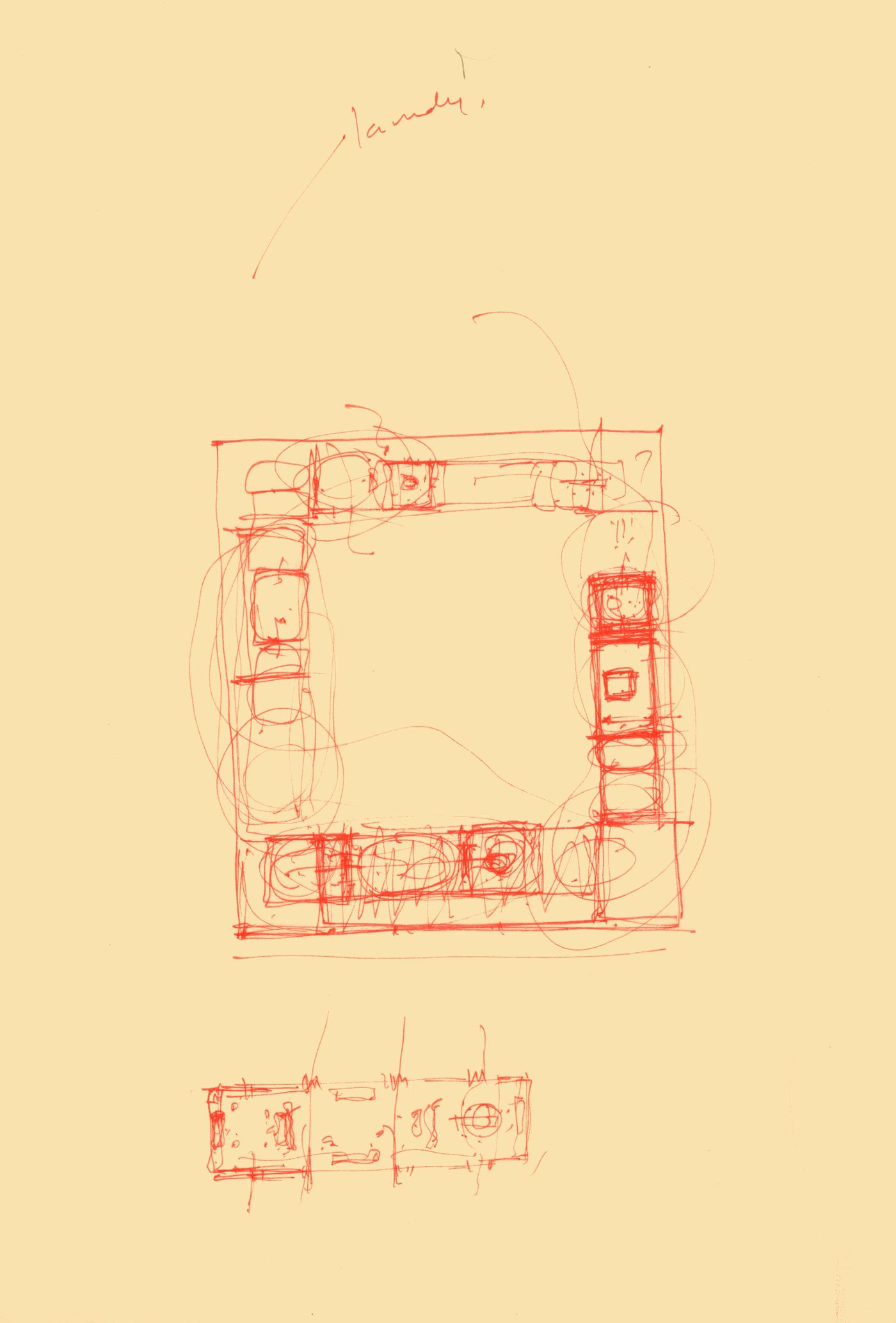 House in Chennai : sketch plan