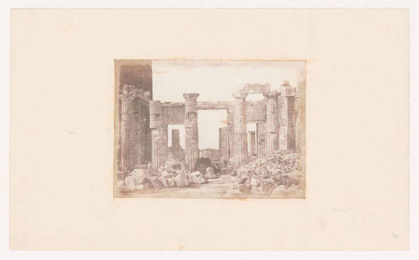 The Propylaea - from the east