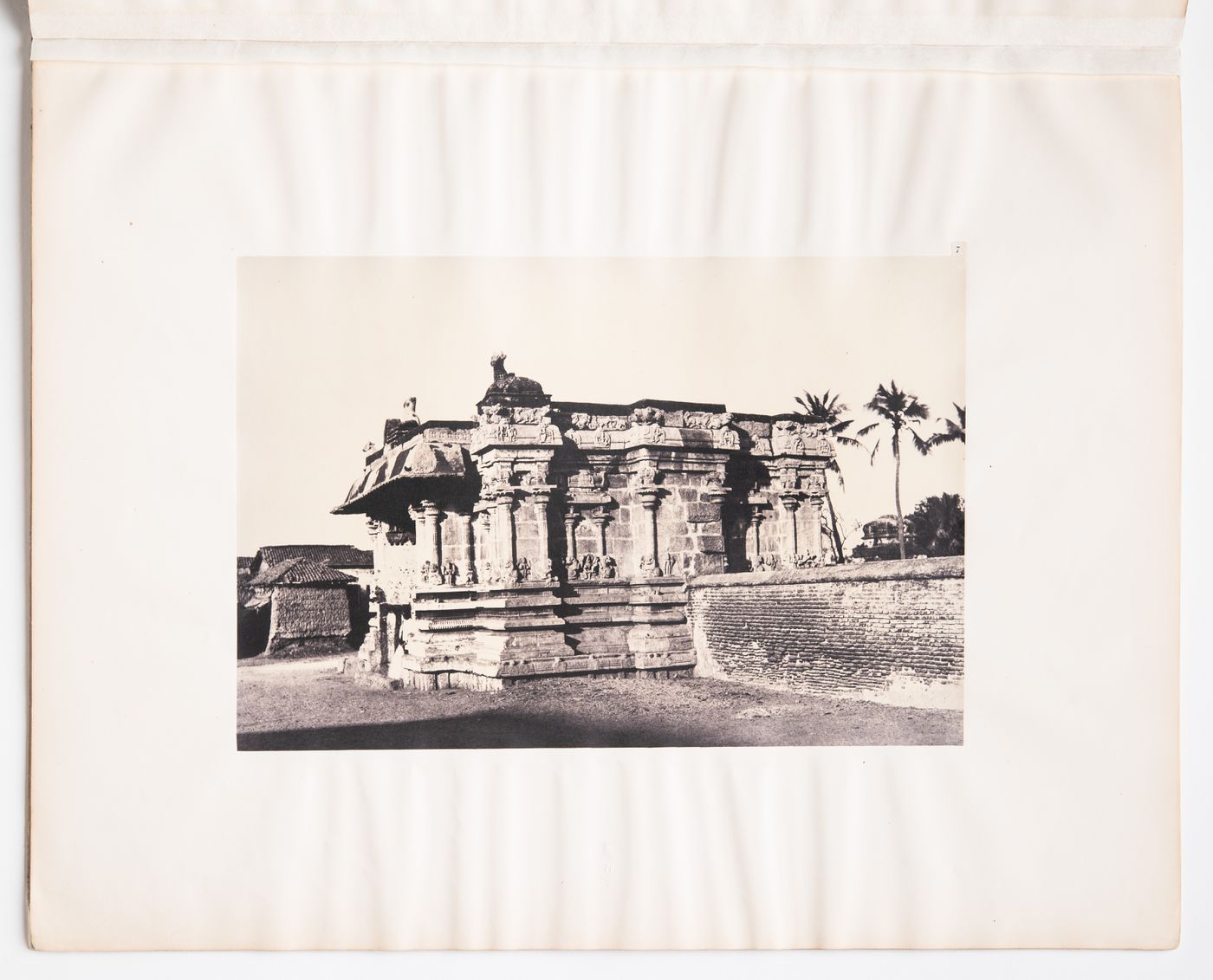 Madura.  Basement of gopurum of a small pagoda near to permaul pagoda.
