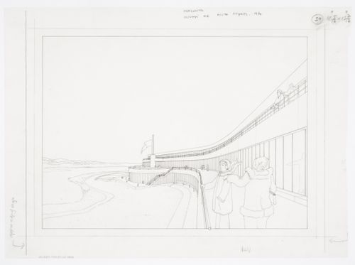 British Olivetti Headquarters, Milton Keynes, England: perspective