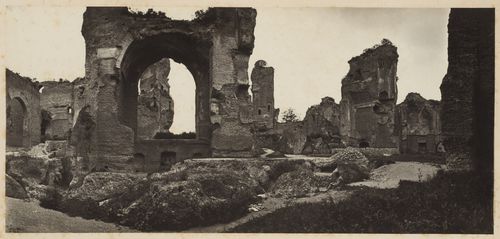 Ruins of thermae,  baths of Carcalla, Rome, Italy