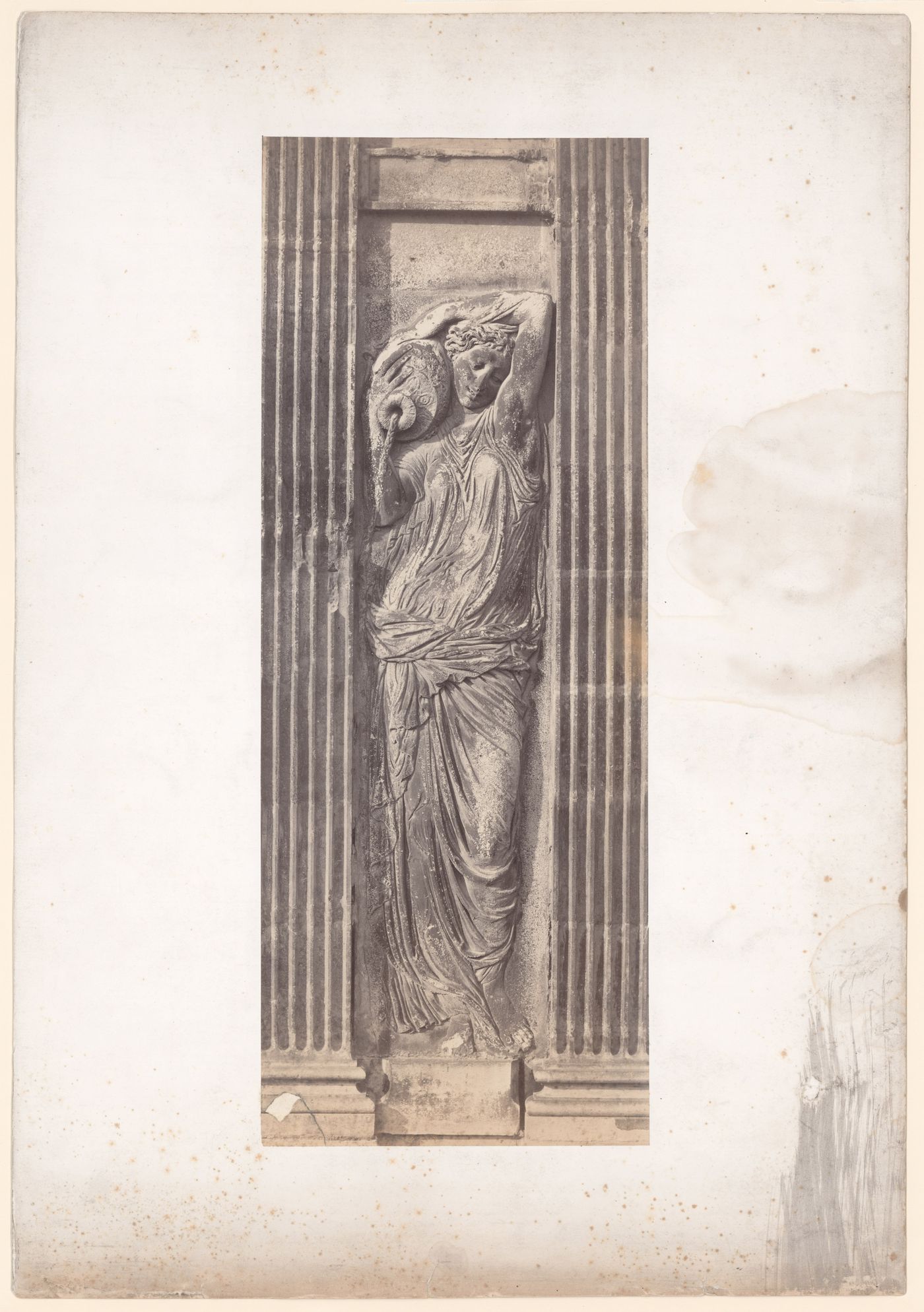 La Fontaine des Innocents, sculptural relief of woman pouring water, Paris, France