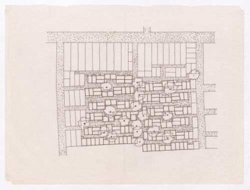 Site plan showing layout of plots for Aranya township, in Indore, India