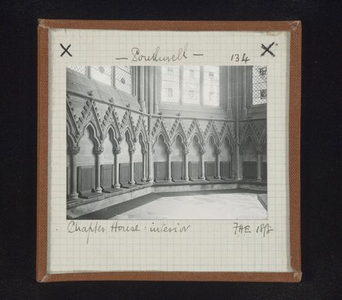 Interior view of Chapter House, Southwell Minster, Southwell, Nottinghamshire, England