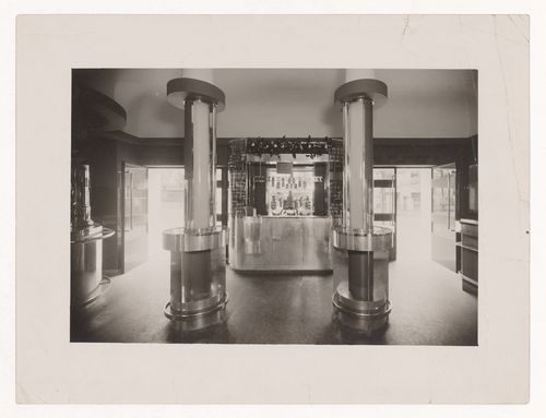 Interior view of Cafés du Brésil coffee shop, Wagram avenue, 8th arrondissement, Paris, France