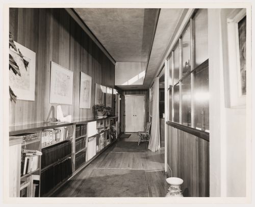 B.C. Binning House: interior view of hall and picture gallery