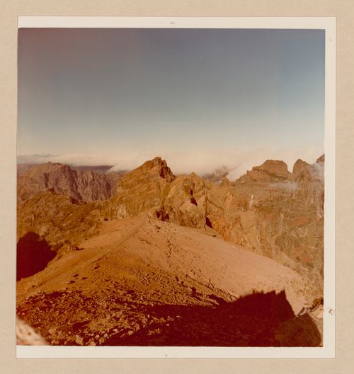 View of project site for Restaurante Pico do Areeiro, Madeira, Portugal