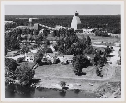 Noranda's Pamour mine and tiny community, Porcupine area, Ontario