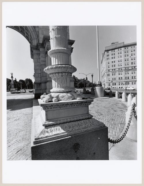 View from the base of the Soldier's and Sailor's Monument, Grand Army Plaza, Prospect Park, Brooklyn, New York City, New York