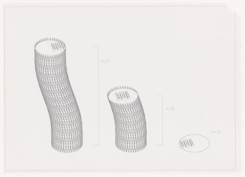 Axonometrics for World Trade Center, Ground Zero, New York City, New York