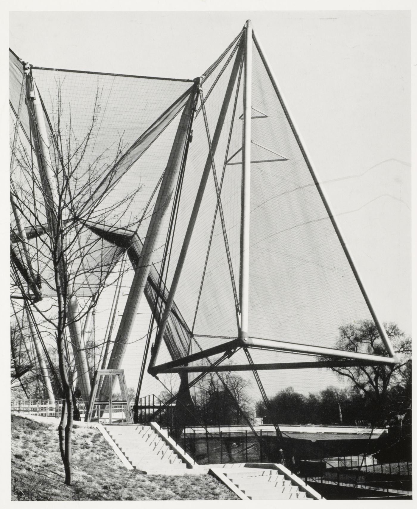 View of New Aviary, Zoological Garden, London