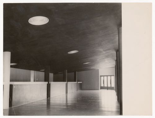 View of entrance foyer of the Tagore Theatre, Chandigarh, India