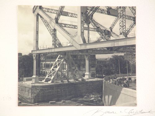 View of the base of Howrah Bridge over the Hooghly River, West Bengal, India