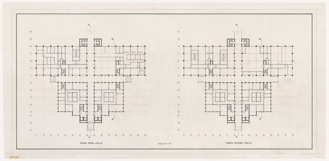 Plans for Fabbrica attrezature ospedaliere a Sysran, Soviet Union (now Russia)