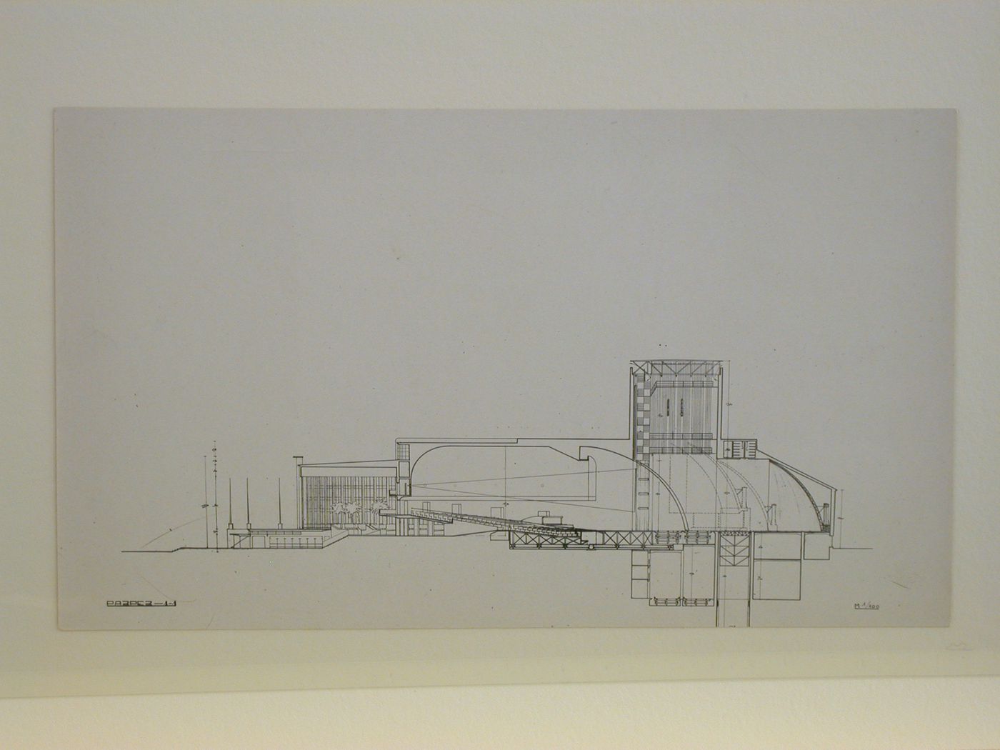 Photograph of a section for a Red Army Theater, Moscow