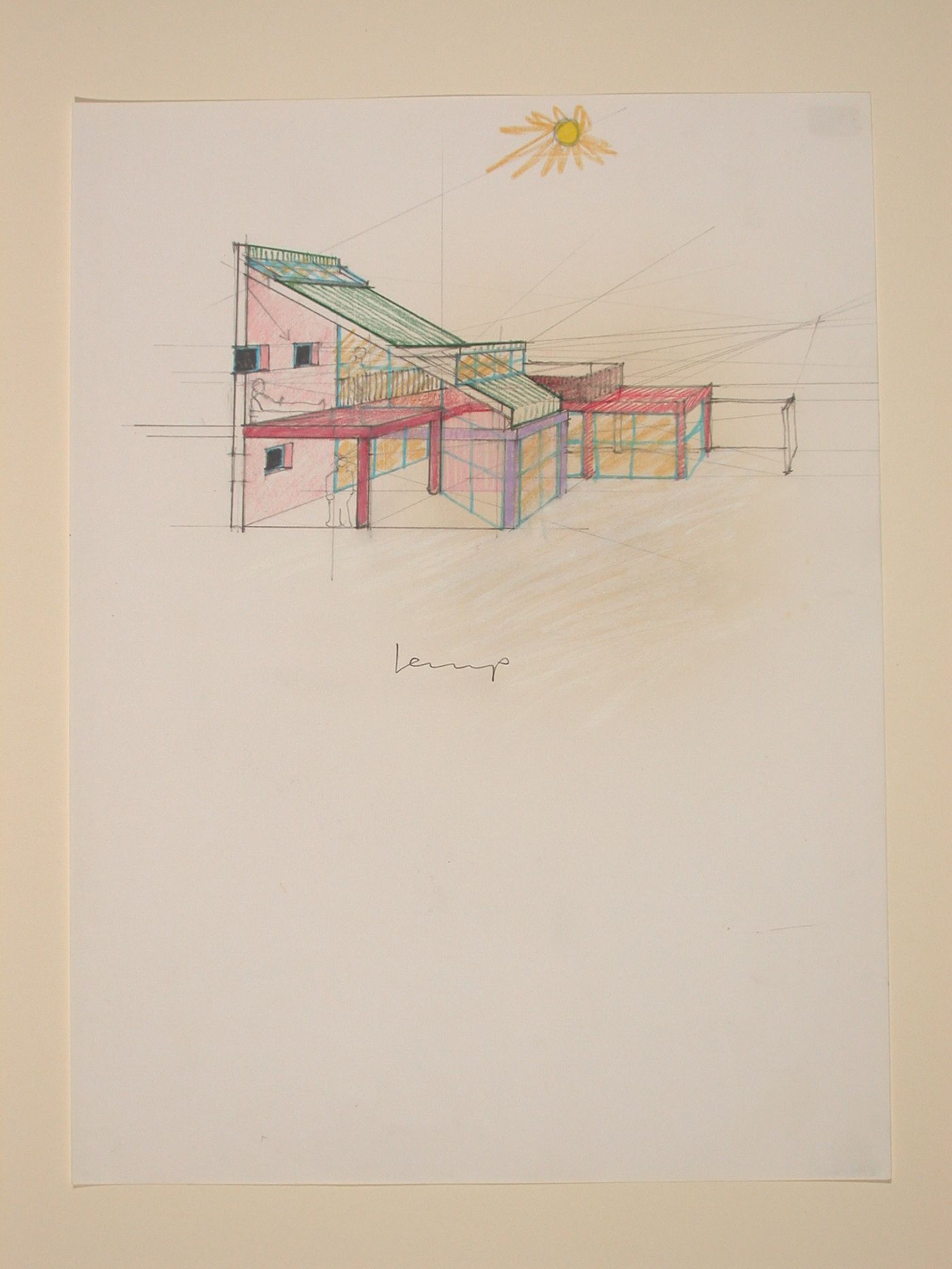 The Nofamily House - partialinterior & exterior view
