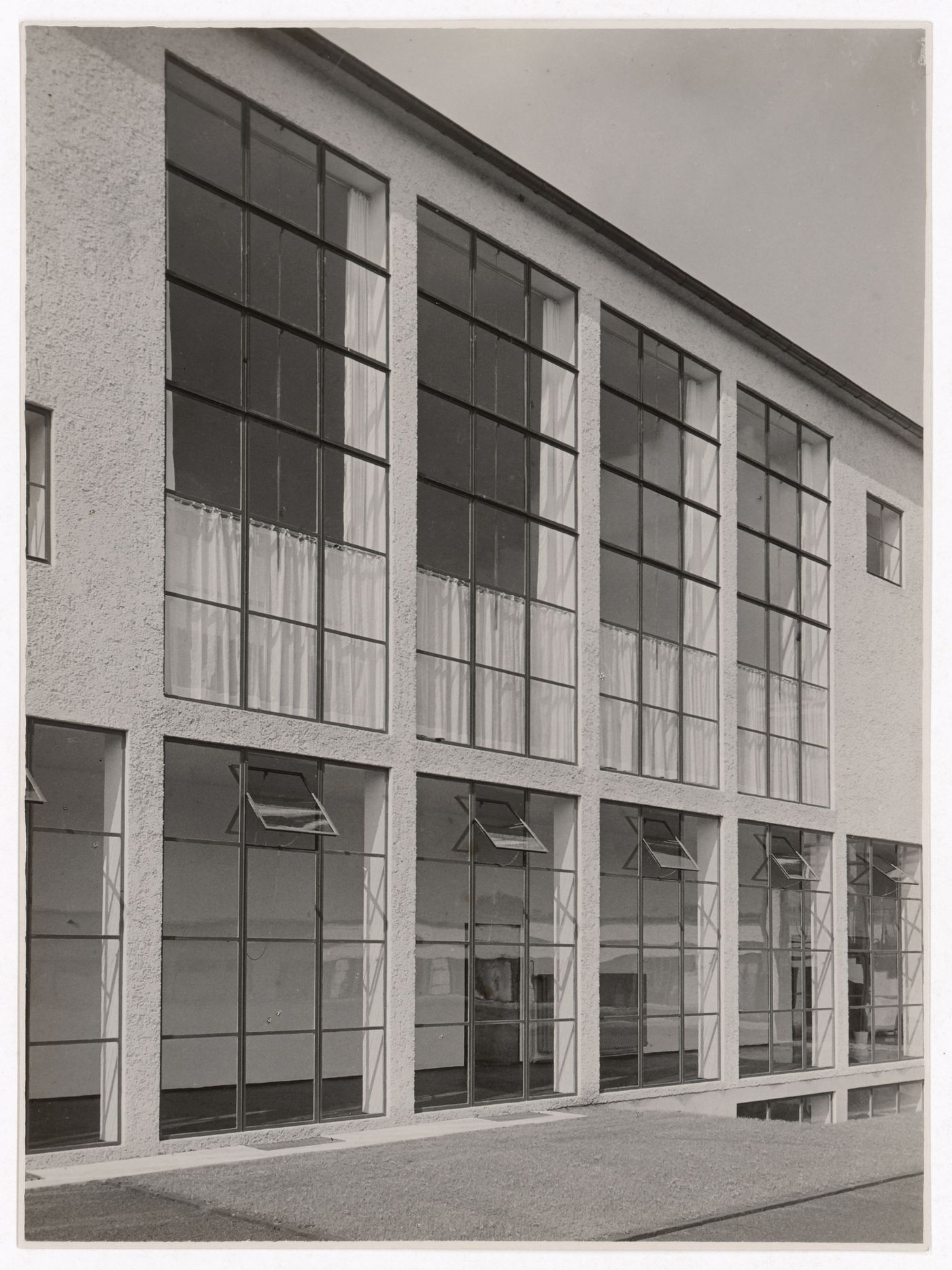 Architectural detail of unidentified modernist building, Germany ?