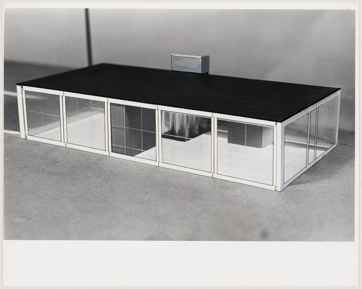 Housing Research: view of a model for a prefabricated house