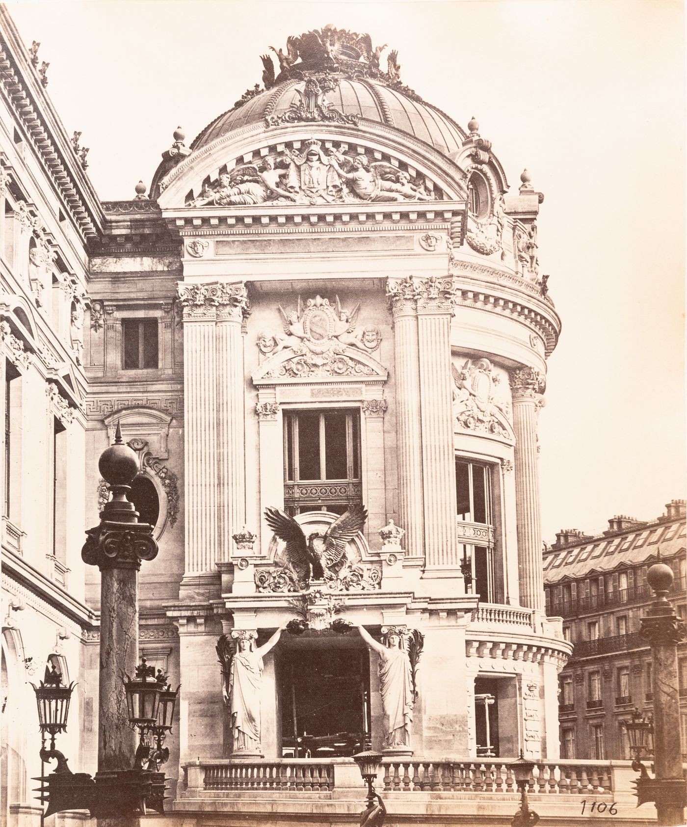 Plate from album ''Buildings, parks and streets of Paris, Versailles and environs, France''