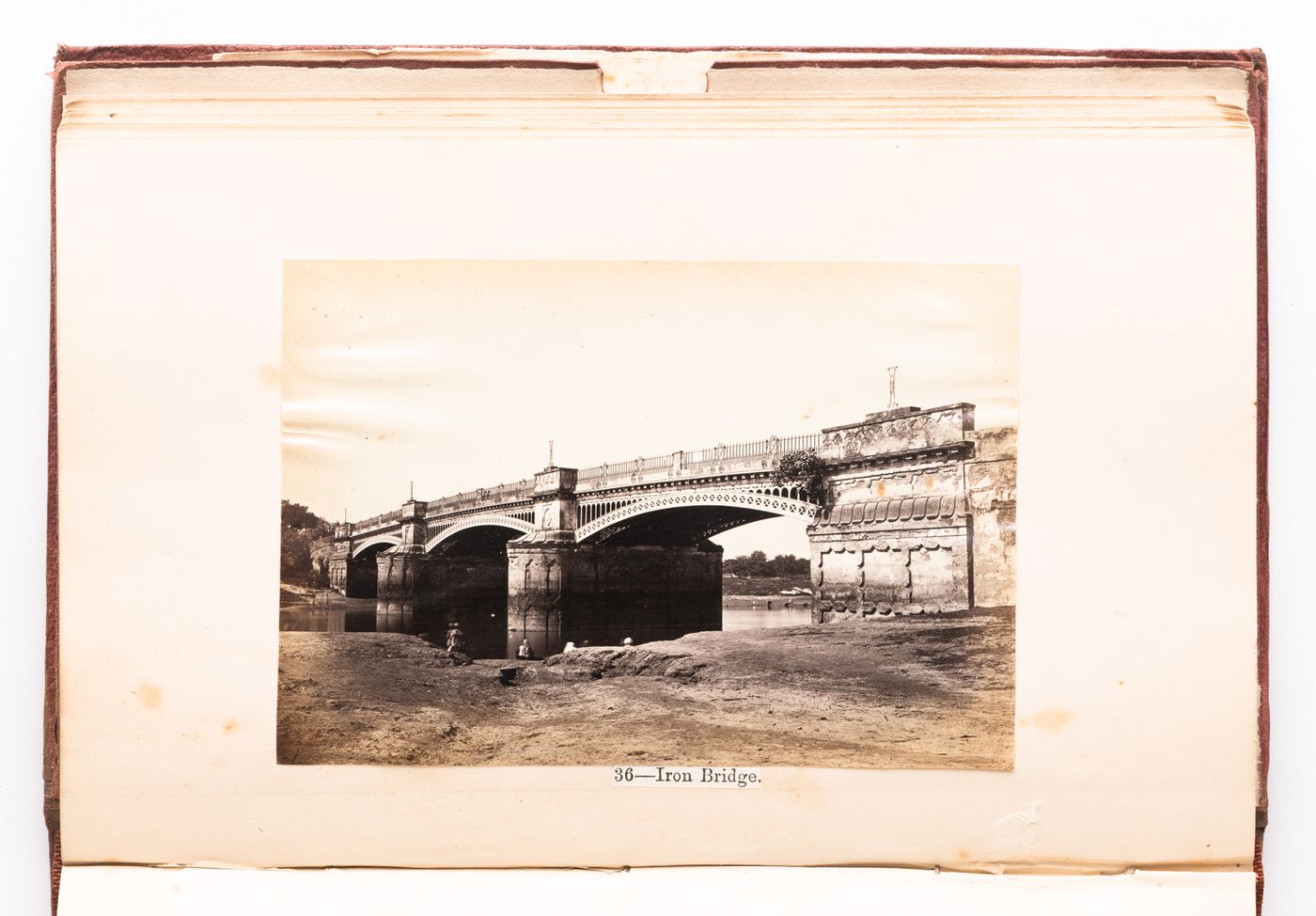 View of the Iron Bridge over the Gumti River, Lucknow, India