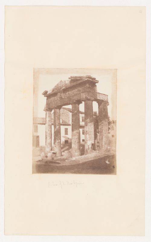 The portico of "The New Agora"