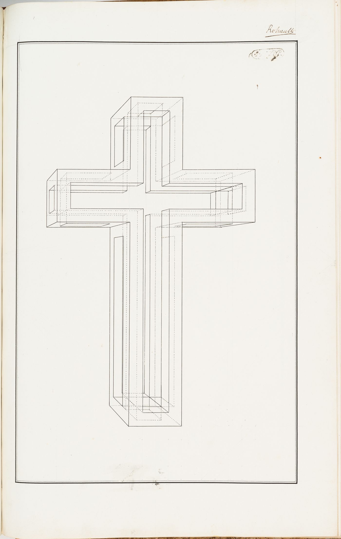 Perspective exercise for a cross