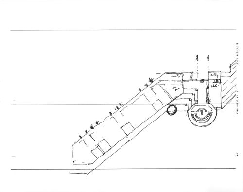 Overall plan with contours, plan study with sections