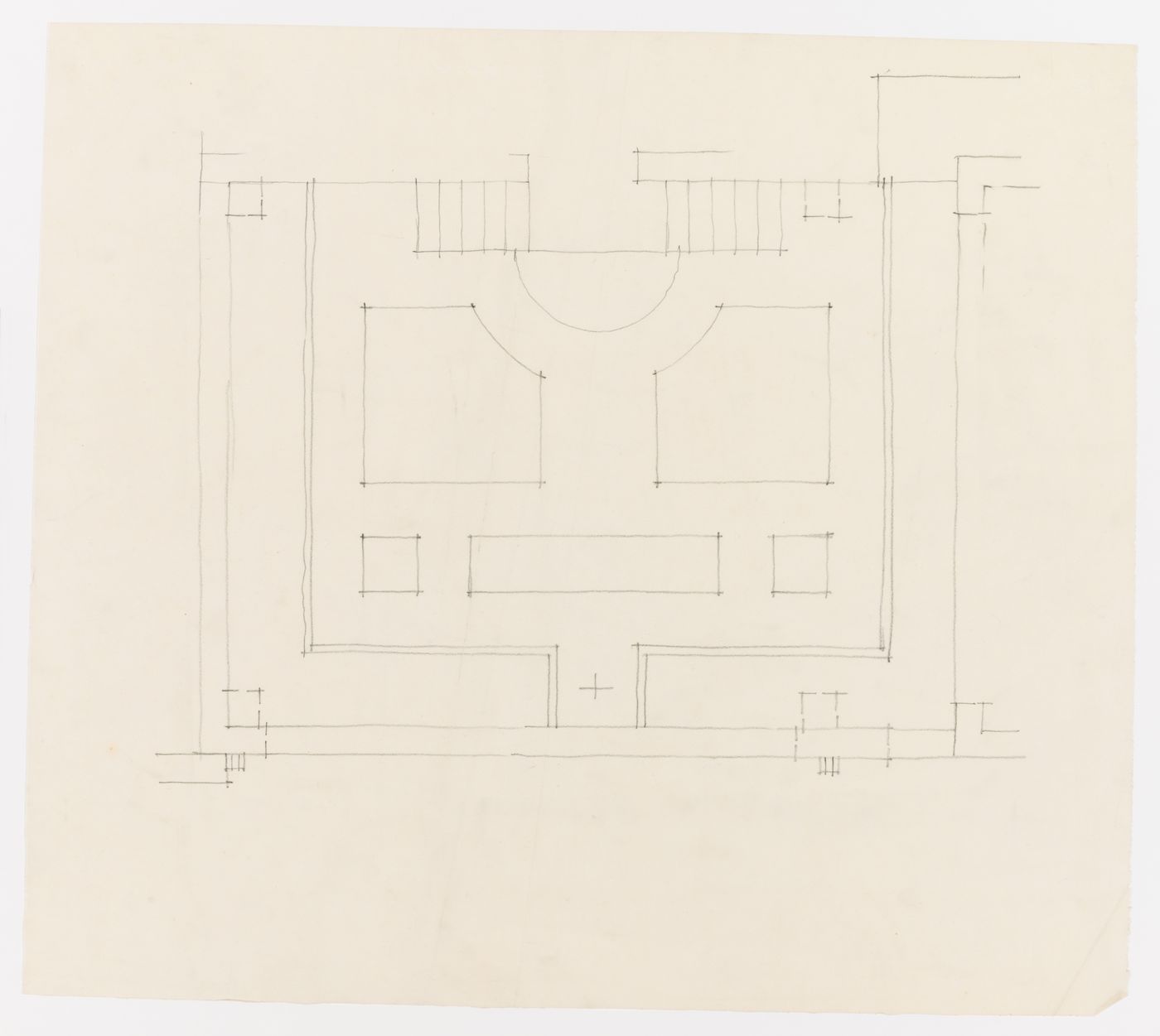 Étude d'un étage,  Résidence Ernest Cormier, 1418 Avenue des Pins Ouest, Montréal, Canada (1929-1957)