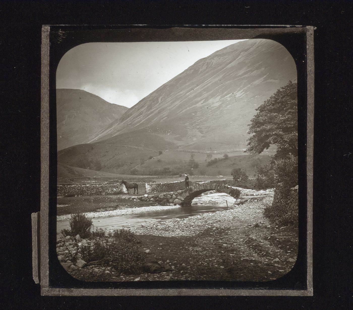 View of unidentified valley and mountains