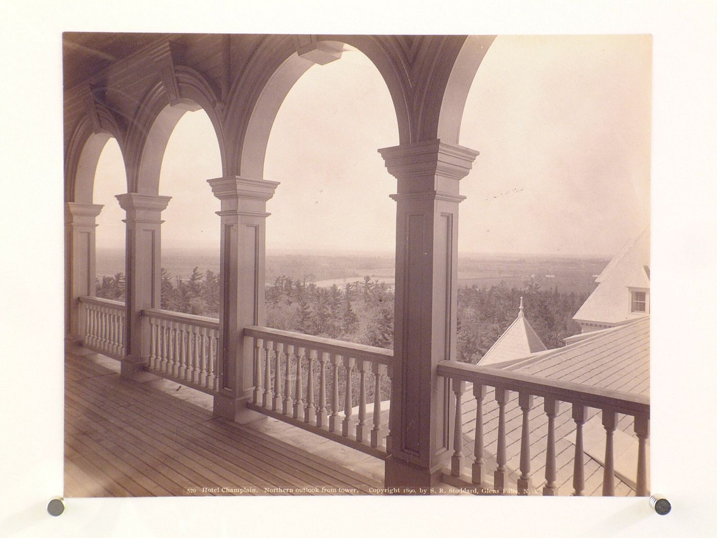 Hotel Champlain. Northern outlook from tower.