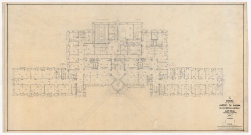 Plan étage no 1 pour Institut de Radium, Université de Montréal