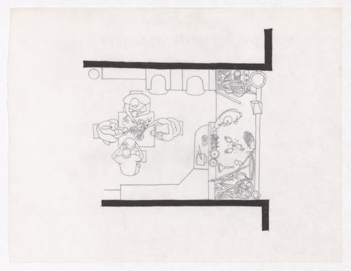 Illustration showing the traditional living patterns for the Sichuan housing project for "Housing a Billion: Urban Upgrading: Design Ideals for Rural China" publication